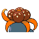 Gloom back-facing sprite from Pokémon SoulSilver