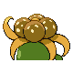 Gloom shiny back-facing sprite from Pokémon SoulSilver