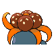 Gloom back-facing sprite from Pokémon Platinum
