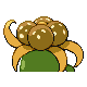 Gloom shiny back-facing sprite from Pokémon Platinum