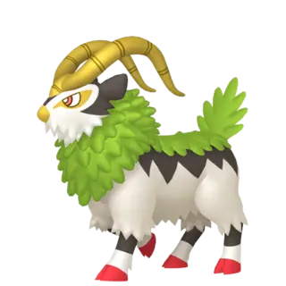 Gogoat shiny front-facing sprite from Pokémon Scarlet