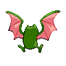 Golbat shiny back-facing sprite from Pokémon Black