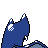 Golbat back-facing sprite from Pokémon Crystal