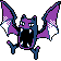 Golbat front-facing sprite from Pokémon Gold