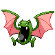 Golbat shiny front-facing sprite from Pokémon SoulSilver