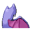 Golbat back-facing sprite from Pokémon Sapphire