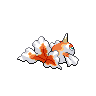 Goldeen back-facing sprite from Pokémon White