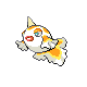 Goldeen shiny front-facing sprite from Pokémon Diamond