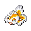 Goldeen shiny front-facing sprite from Pokémon FireRed