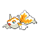 Goldeen shiny front-facing sprite from Pokémon SoulSilver