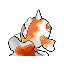 Goldeen back-facing sprite from Pokémon Sapphire