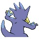 Golduck back-facing sprite from Pokémon Pearl