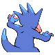 Golduck shiny back-facing sprite from Pokémon Pearl