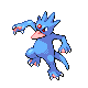 Golduck shiny front-facing sprite from Pokémon Pearl