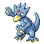 Golduck front-facing sprite from Pokémon Emerald