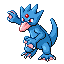 Golduck shiny front-facing sprite from Pokémon Emerald