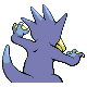 Golduck back-facing sprite from Pokémon SoulSilver