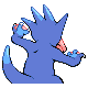 Golduck shiny back-facing sprite from Pokémon SoulSilver