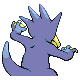 Golduck back-facing sprite from Pokémon Platinum