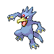 Golduck front-facing sprite from Pokémon Platinum