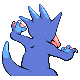 Golduck shiny back-facing sprite from Pokémon Platinum