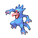 Golduck shiny front-facing sprite from Pokémon Platinum
