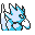 Golduck back-facing sprite from Pokémon Yellow
