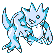 Golduck front-facing sprite from Pokémon Yellow