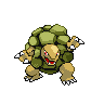 Golem front-facing sprite from Pokémon Black 2