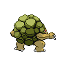 Golem back-facing sprite from Pokémon White