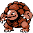 Golem shiny front-facing sprite from Pokémon Crystal