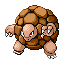 Golem shiny front-facing sprite from Pokémon Emerald