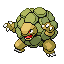 Golem front-facing sprite from Pokémon FireRed