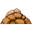 Golem shiny back-facing sprite from Pokémon FireRed