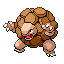 Golem shiny front-facing sprite from Pokémon FireRed
