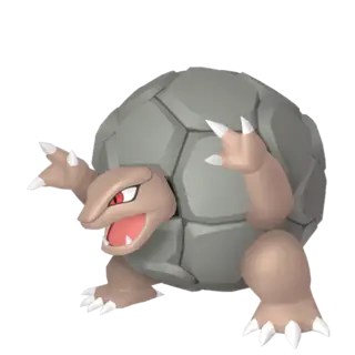 Golem front-facing sprite from Pokémon Shining Pearl