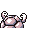 Golem back-facing sprite from Pokémon Blue