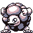 Golem front-facing sprite from Pokémon Blue