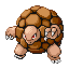 Golem shiny front-facing sprite from Pokémon Ruby