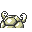 Golem back-facing sprite from Pokémon Yellow