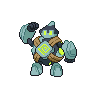 Golett shiny front-facing sprite from Pokémon Black 2