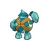 Golett back-facing sprite from Pokémon Black