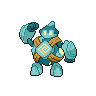Golett front-facing sprite from Pokémon Black