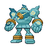 Golurk front-facing sprite from Pokémon White