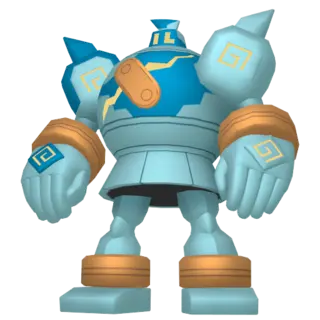 Golurk front-facing sprite from Pokémon X