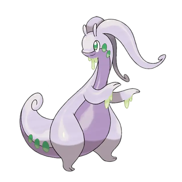 Goodra, the Dragon Pokémon — Dragon-type Pokémon official artwork