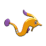 Gorebyss shiny back-facing sprite from Pokémon White