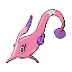 Gorebyss front-facing sprite from Pokémon Diamond