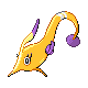 Gorebyss shiny front-facing sprite from Pokémon Diamond