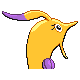 Gorebyss shiny back-facing sprite from Pokémon HeartGold